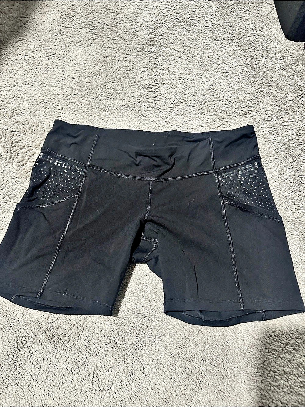 lululemon Speed Short - Reflective Dots Black Athletic Shorts Size 12